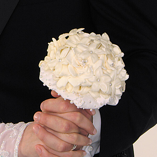 Pearl-Studded Stephanotis Bouquet