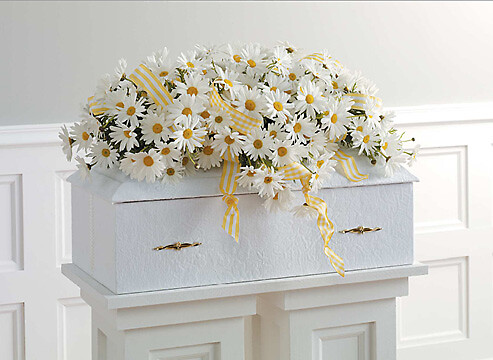 Daisy Casket Flower Spray