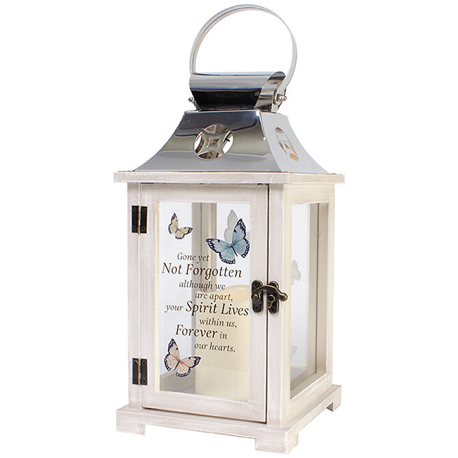 Butterfly Memorial &quot;Forever in Our Hearts&quot; Lantern