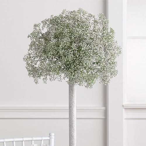 Baby&#039;s Breath Topiary Centerpiece