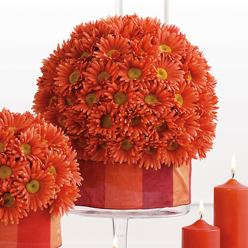 Large Gerbera Sphere Arrangement