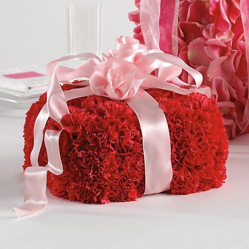 Carnation Gift Box Centerpiece