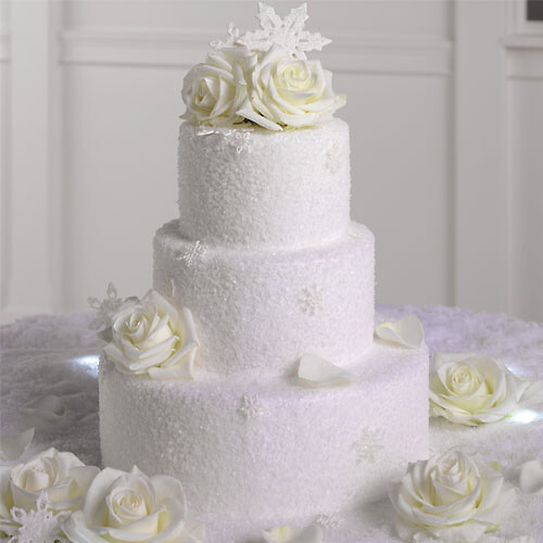 Cake with Roses &amp; Sparkles